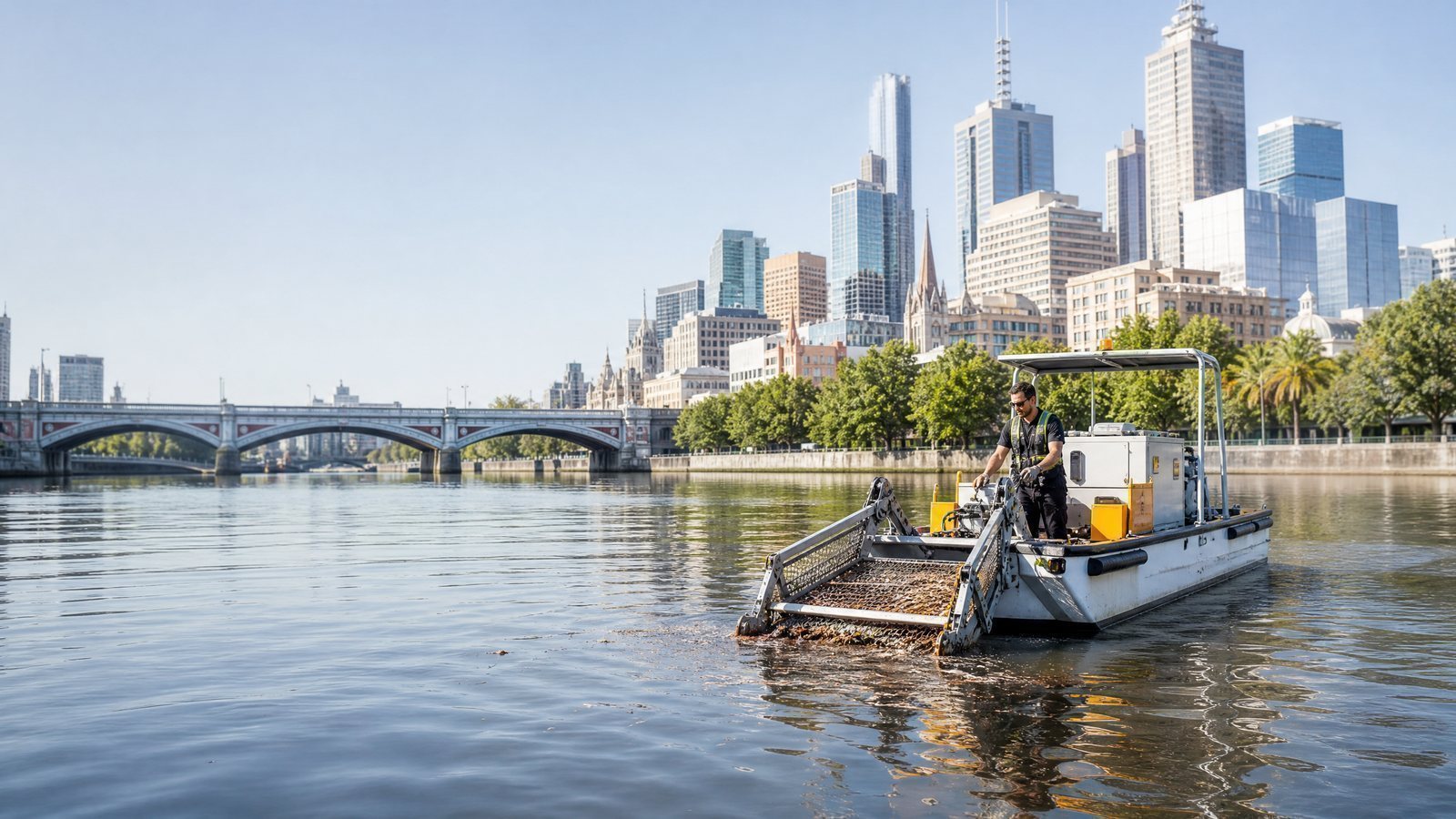 Yarra River Clean-up Simulator Hero